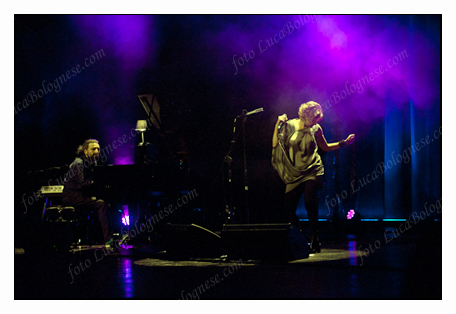 Stefano Bollani e Irene Grandi foto Luca Bolognese