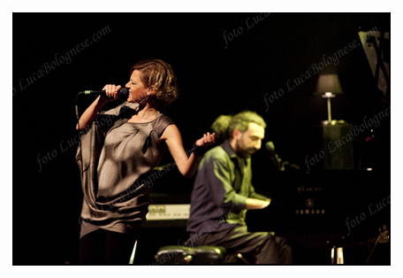 Stefano Bollani e Irene Grandi foto Luca Bolognese