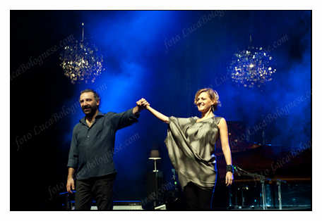 Stefano Bollani e Irene Grandi foto Luca Bolognese