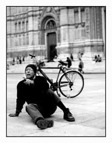 Ferdinando Piva in piazza Maggiore - Bologna                  foto Luca Bolognese